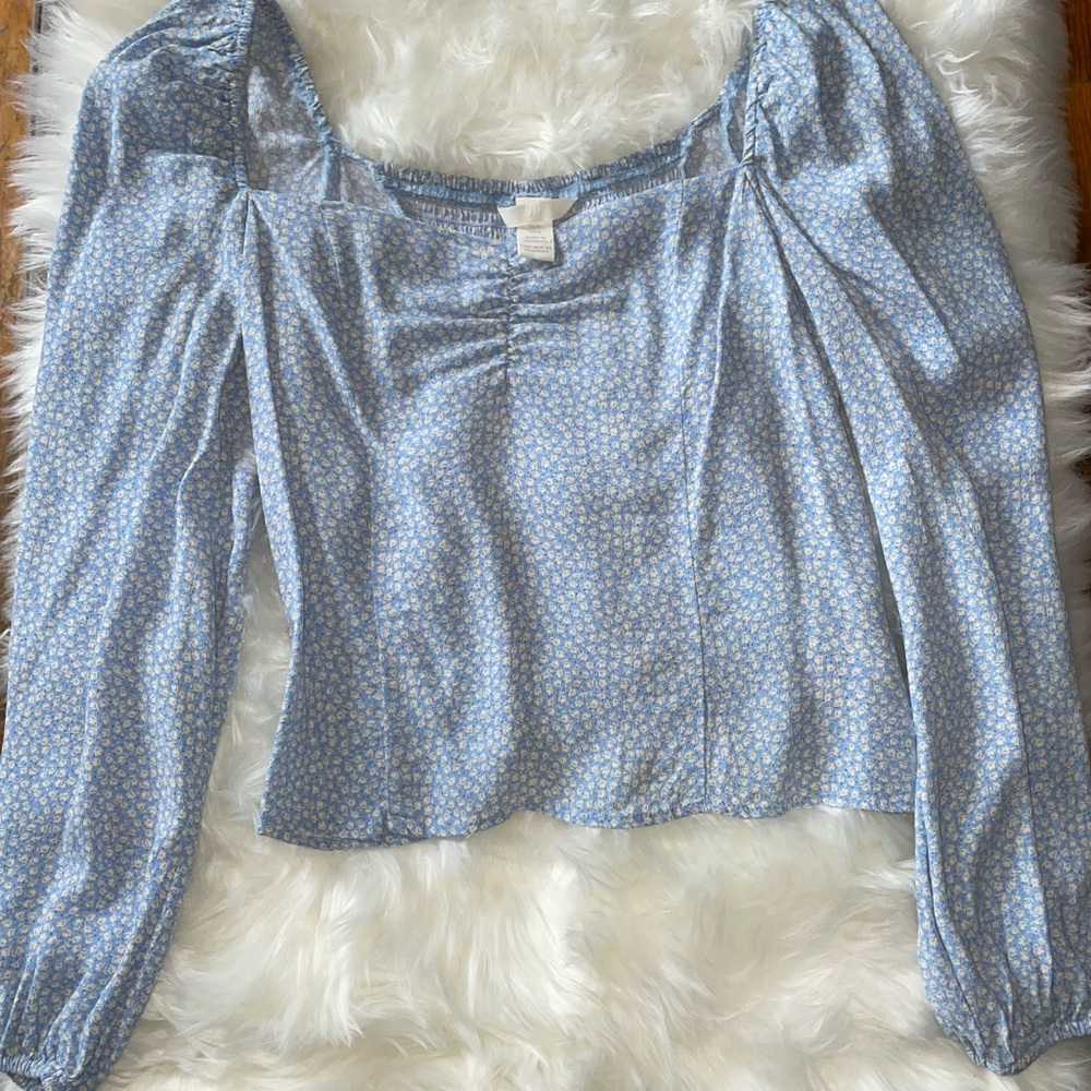Sold_H&M Floral Print Blouses- Different Styles - Preloved. Like New